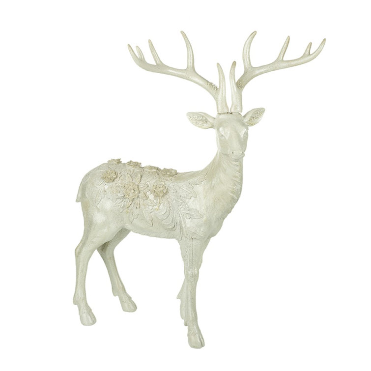 The Seasonal Aisle Standing Deer Decoration Wayfair.co.uk